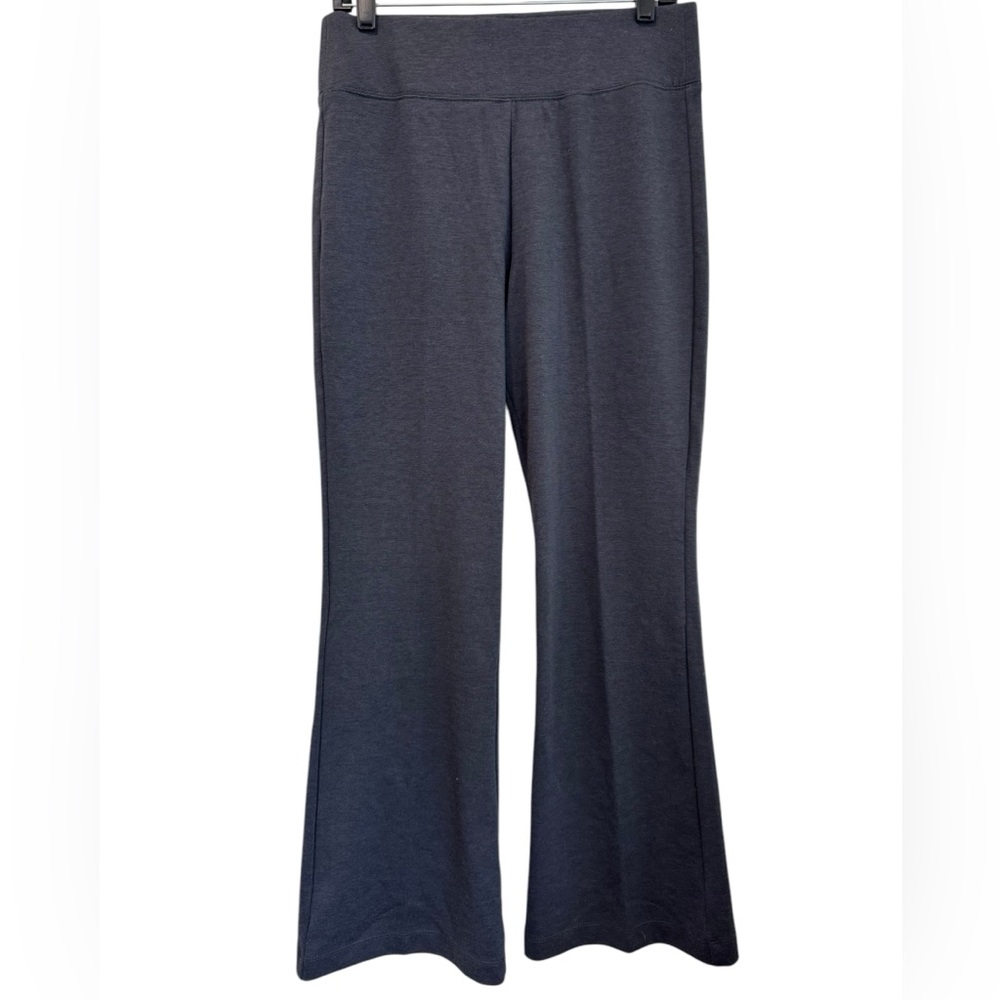 Susan Graver size Small charcoal grey pull on boot‎ cut pants, casual, office